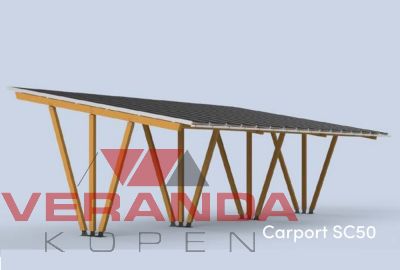 Solar Carport SC50 - 465 x 1059 cm | Excl. panelen