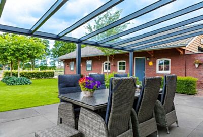 Veranda Pigato Glas - 406x350 cm Incl. montage Actie!